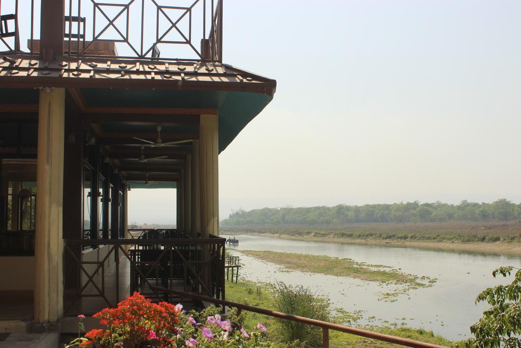 Jungle Wildlife Camp Hotell Sauraha Exteriör bild